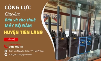 Địa chỉ bán bộ đàm cầm tay giá rẻ tại Tiên Lãng Hải Phòng